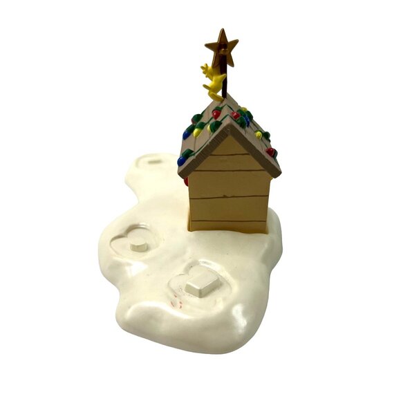 Hallmark Keepsake Ornament Woodstock On Doghouse Display Piece 2000 A Snoopy Chr - Picture 9 of 10